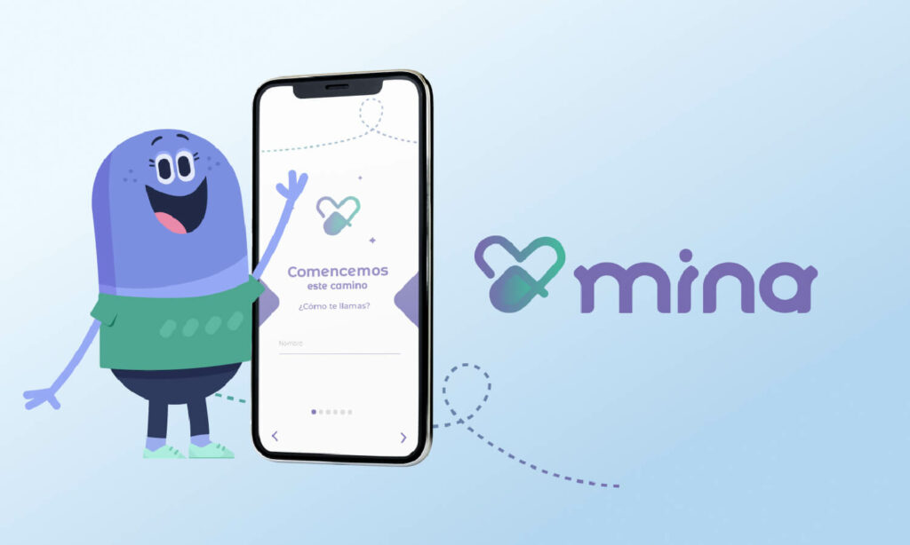 Mina es la app diseñada para conocer el clima laboral de los colaboradores y proveer bienestar psicológico y nutricional.