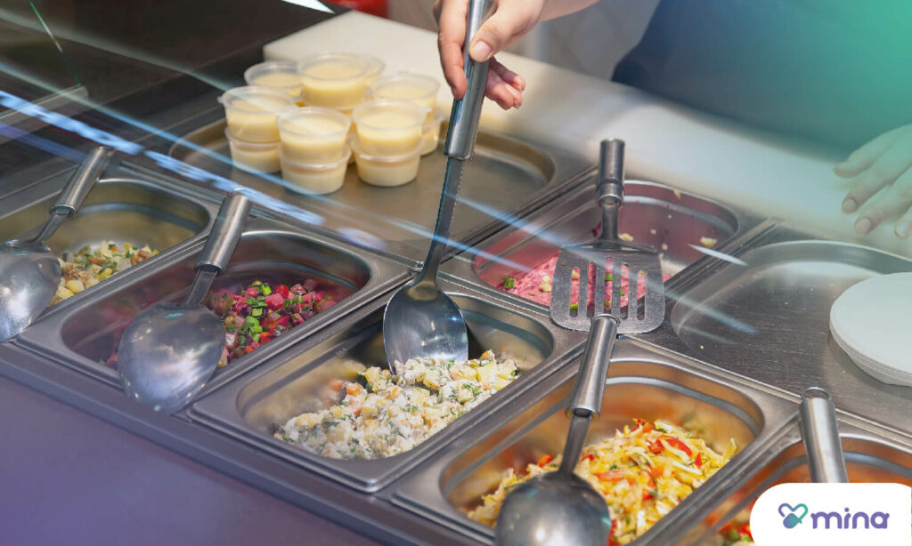 Con frecuencia, en el comedor se suelen ofrecer platillos con alimentos de temporada. 