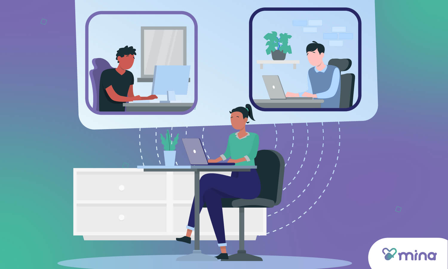 7 sorprendentes beneficios del trabajo híbrido